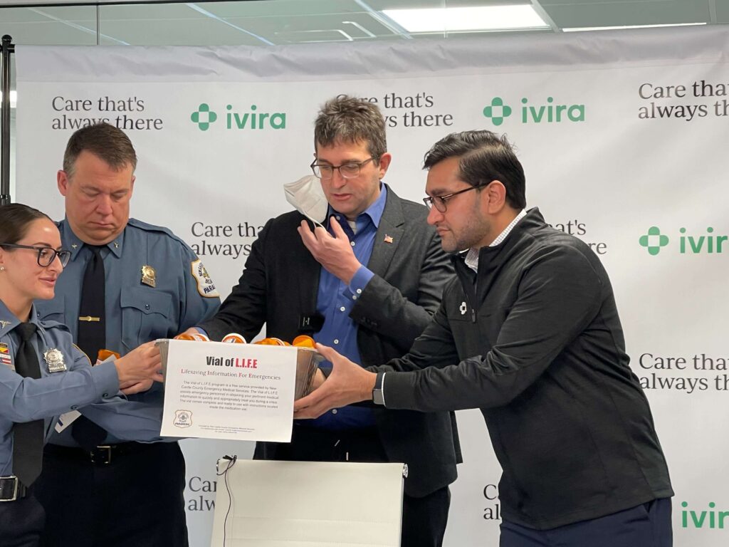 Ivira Partners with New Castle County Government to Provide Vial of L.I.F.E Kits